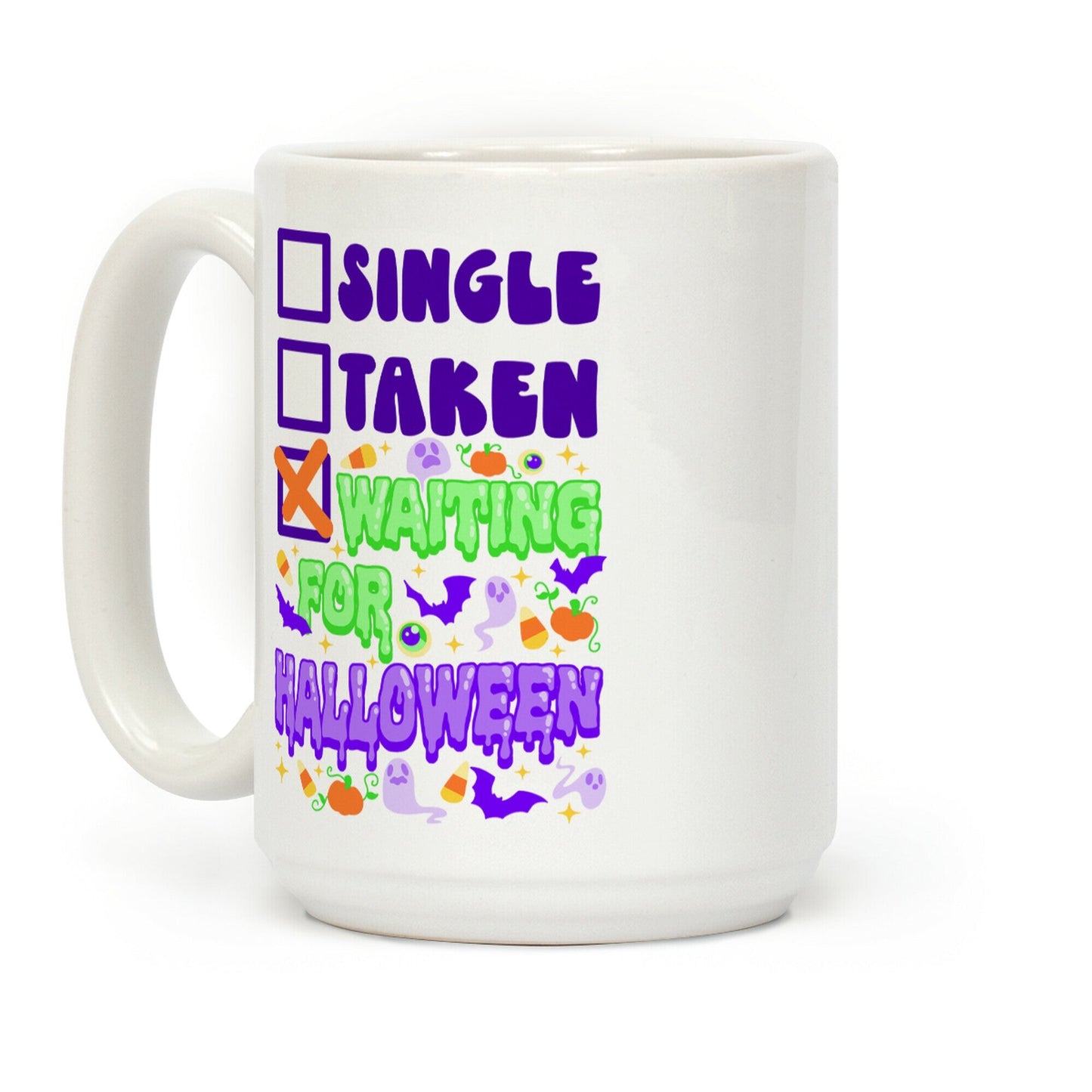 Single Taken Waiting For Halloween Coffee Mug