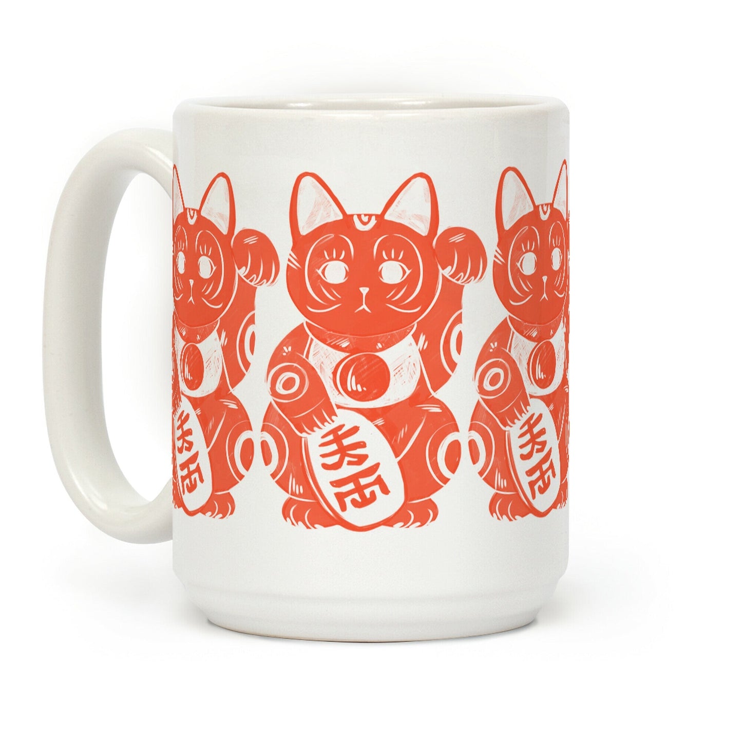 Japanese Lucky Cat Coffee Mug