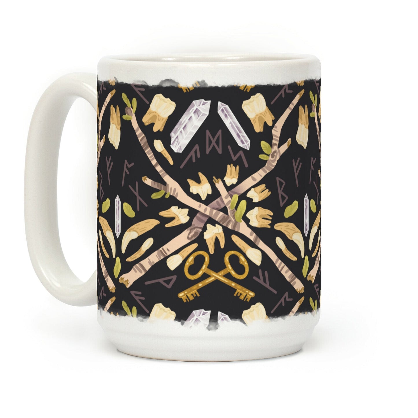Occult Divination Pattern Coffee Mug