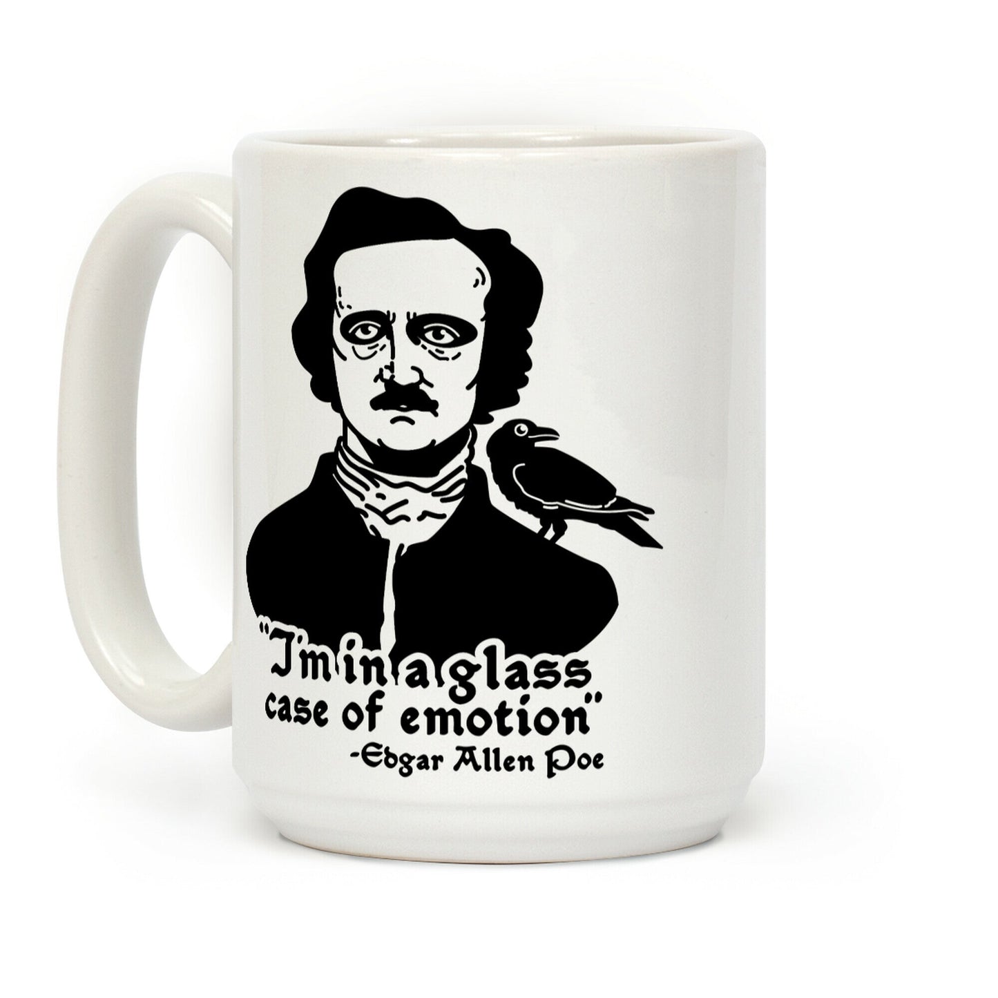 Poe in a Glass Case of Emotion Coffee Mug