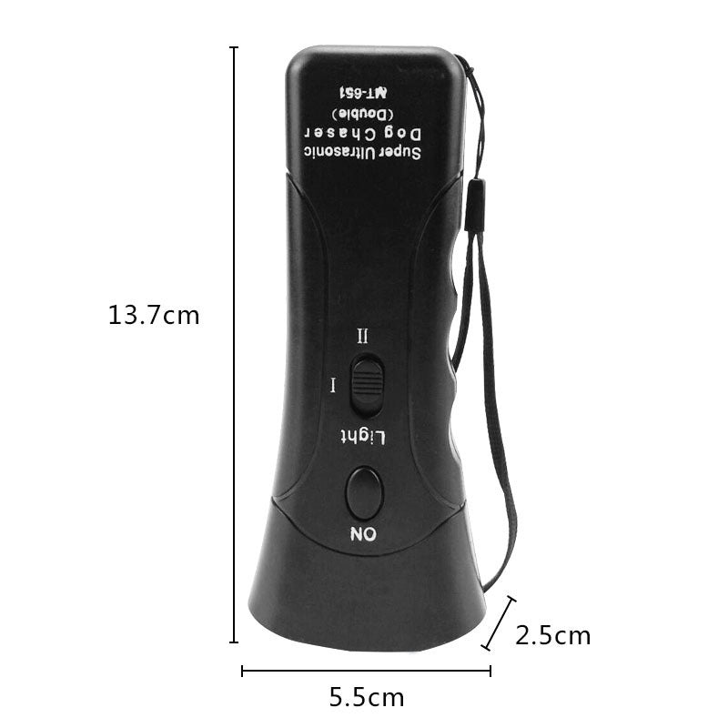 3-in-1 Anti-Barking Device Ultrasonic Repeller & LED Light