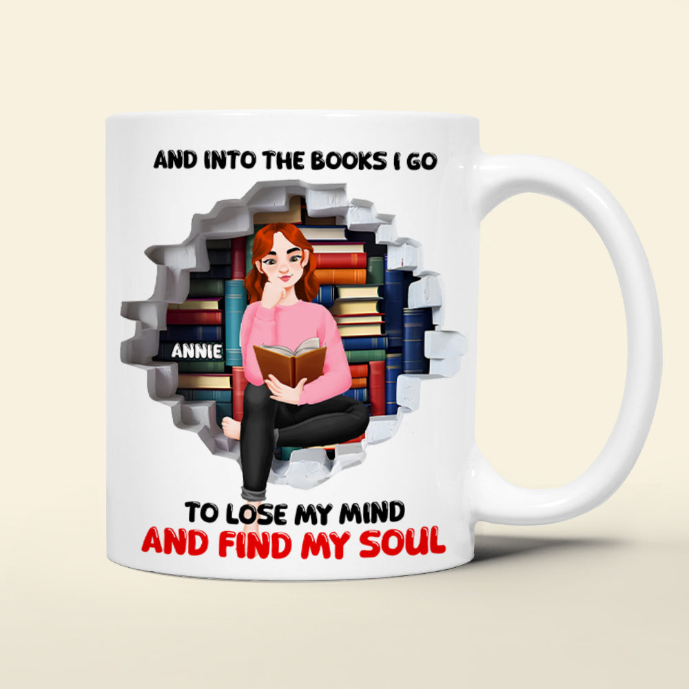 Personalized Gifts For Book Lovers Coffee Mug Reading Book Girl 03KALU040125PA