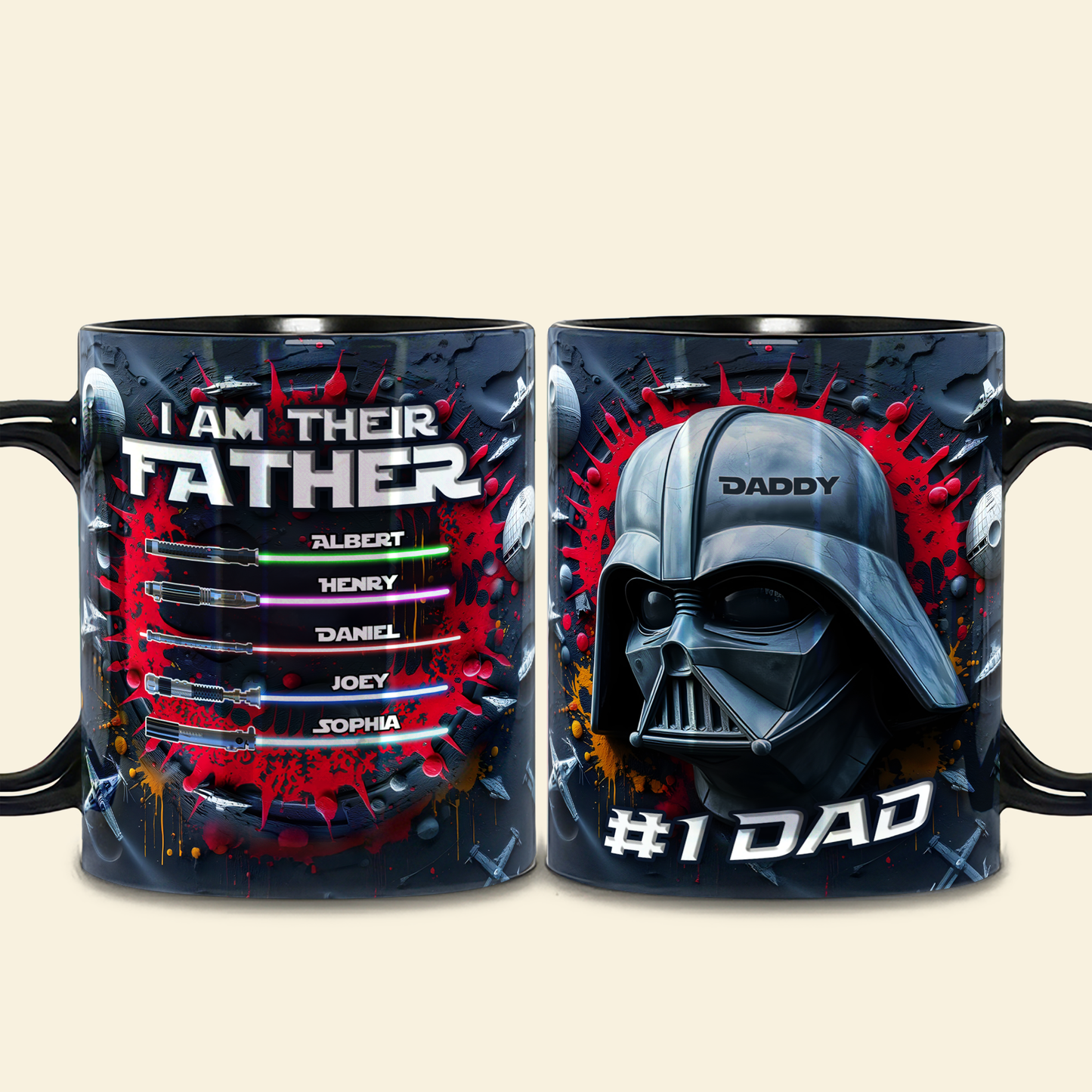 Personalized Gifts For Dad Coffee Mug - I Am Their Father 02HULU090425
