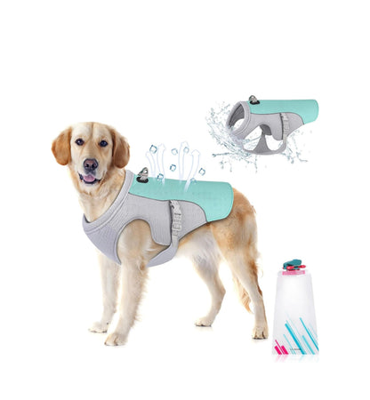 Summer Dog Cooling Vest Harness Reflective