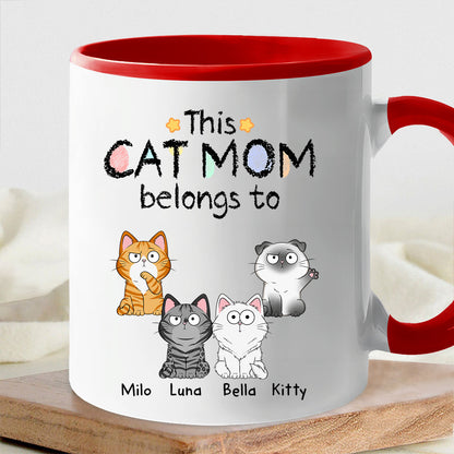 Personalized Cat Mum Mug Customizable Cat Design for Your Beloved Feline Family