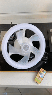 2 In 1 Swivel Fan Led Lamp