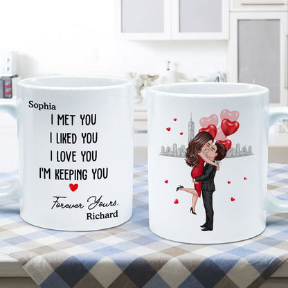 Forever Yours Couple Anniversary Gift Personalized Mug