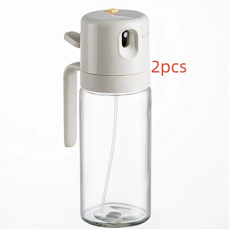 2 In 1 Oil Sprayer Bottle Bbq Cooking Oil Dispenser Olive