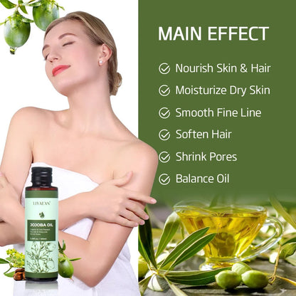 Jojoba Oil Pure Oil For Skin & Hair Care | Moisturizing & Nourishing