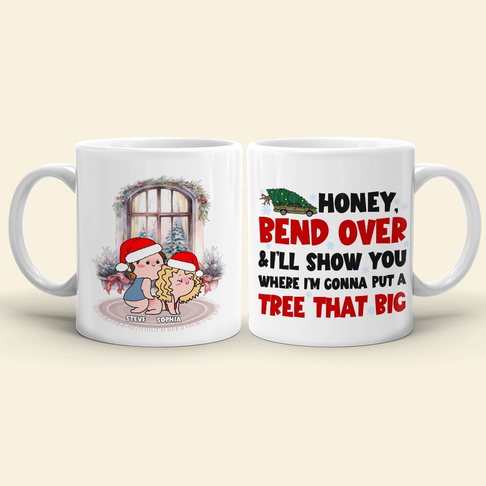 Couple, Honey, Bend Over, Personalized Coffee Mug, Christmas Gifts For Couple, 03HTPO081123HH