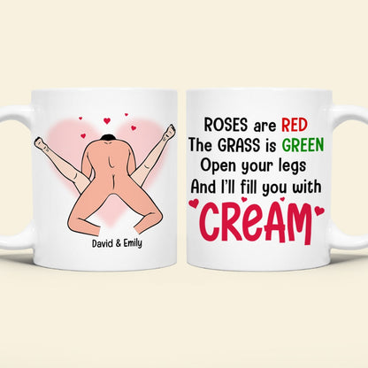 Personalized Gifts For Couple Coffee Mug I'll Fill You With Cream