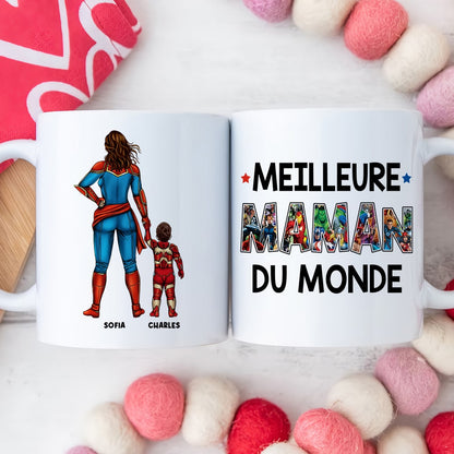 Mug Et Tasse Personnalisée Meilleur Papa Du Monde Cadeau De Fête Des Pères-012qhqn041223tm-mug2