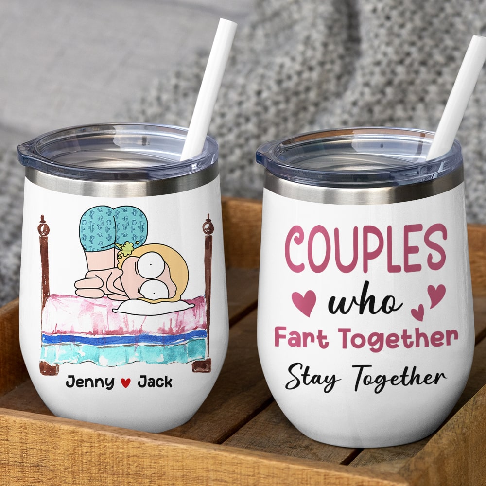 Couples Who Fart Together - Personalized Couple Mug - Gift For Couple