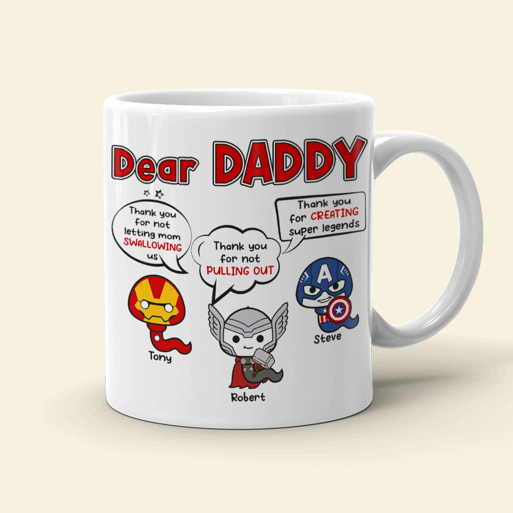 Father, Best Dad Ever, Personalized Mug, Gifts For Dad, 01OHPO190523