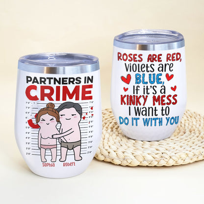 If It's A Kinky Mess I Want To Do It With You-Gift For Couple-Personalized Coffee Mug- Funny Couple Mug