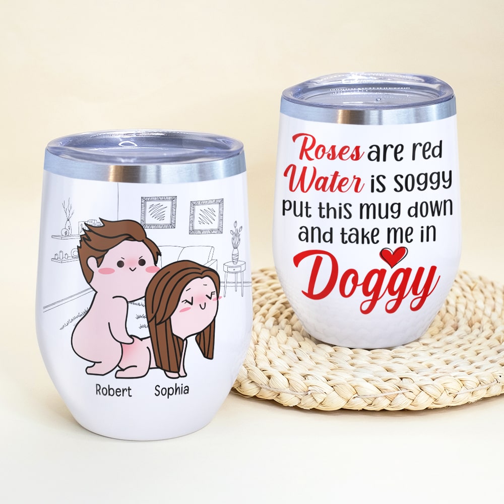 Put This Mug Down And Take Me In Doggy-Gift For Couple-Personalized Coffee Mug-Funny Couple