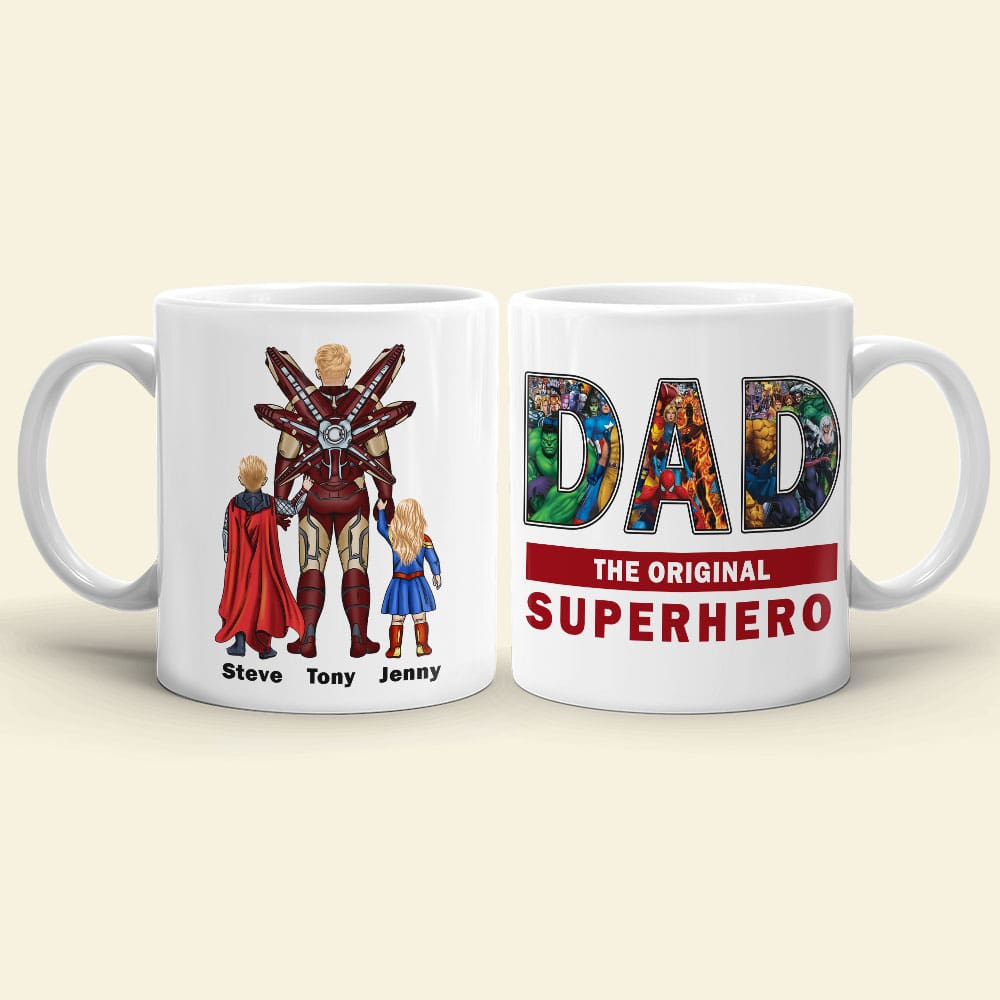 Father, Best Dad Ever, Personalized Mug, Gifts For Dad, 03HTPO180523TM