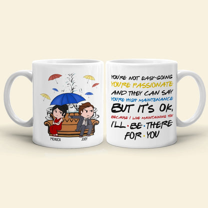 Because I like Maintaining You, Personalized Coffee Mug, Gifts For Couple, Valentine Gifts, 02HTPO251123HH