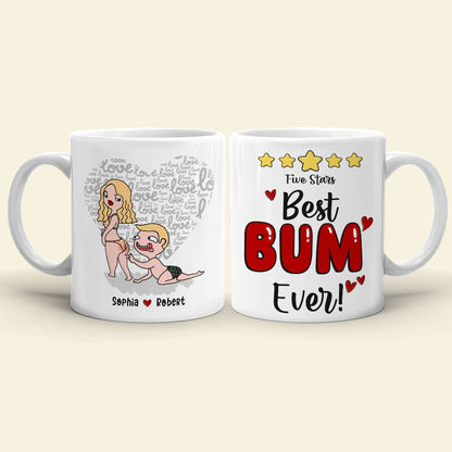 Best Bum Ever, Personalized Couple Mug, Gift For Couple