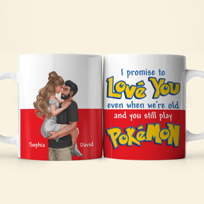 I Promise To Love You Even When We're Old-Personalized White Edge-to-edge mug-Couple Gift-03ohpo261223da