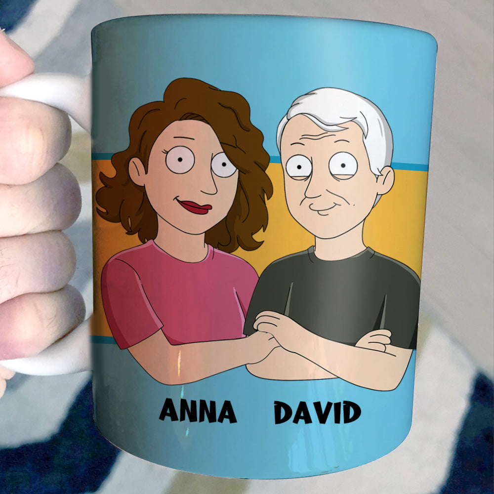 Father Day Amazing! - Personalized White Mug - Gift For Dad - Family Guys