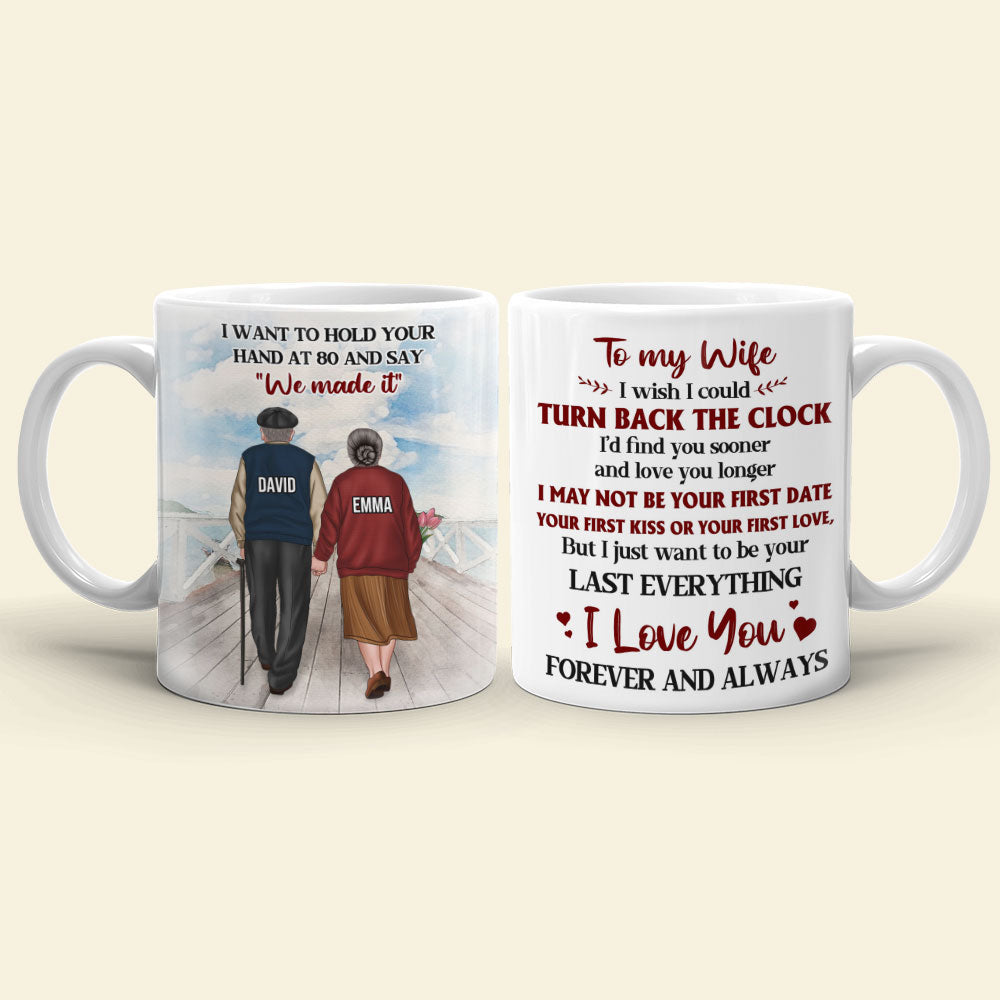 Old Couple To My Wife - Personalized White Mug 03ACHG1301