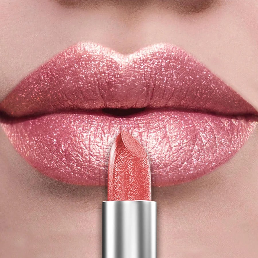 Kafurux Lipstick - Metallic Finish Long-Lasting Lip Color