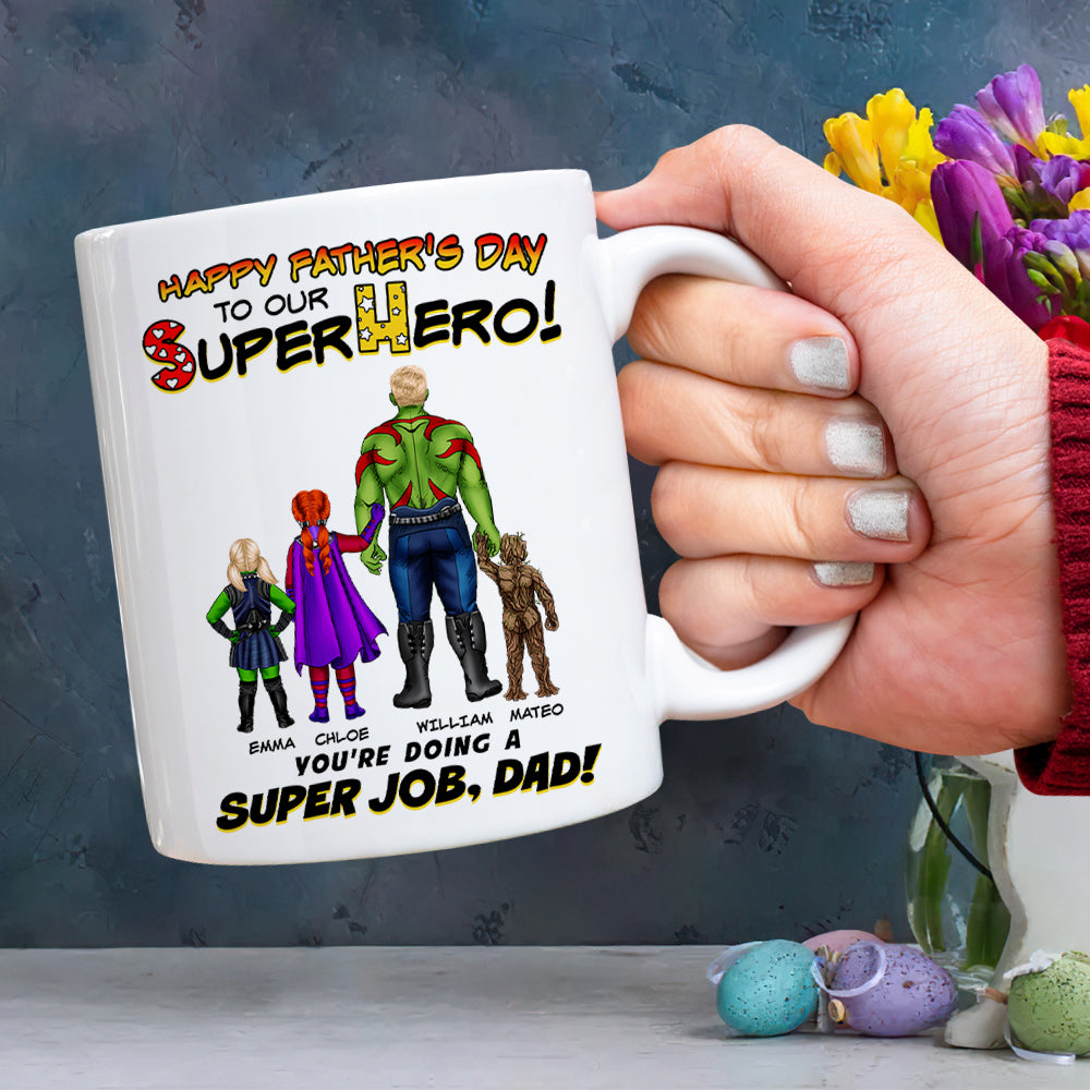 Personalized Gifts For Mom Coffee Mug You're Doing A Super Job Mom 07ACDT190324PA