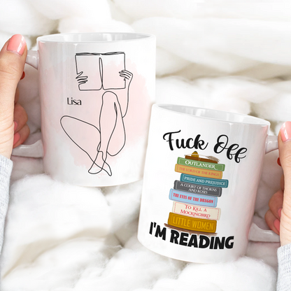I'm Reading, Reading Book White Mug Gift