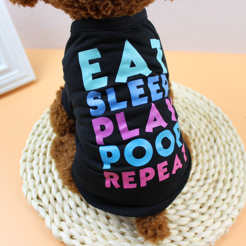 Eat-Sleep-Play Dog Shirt