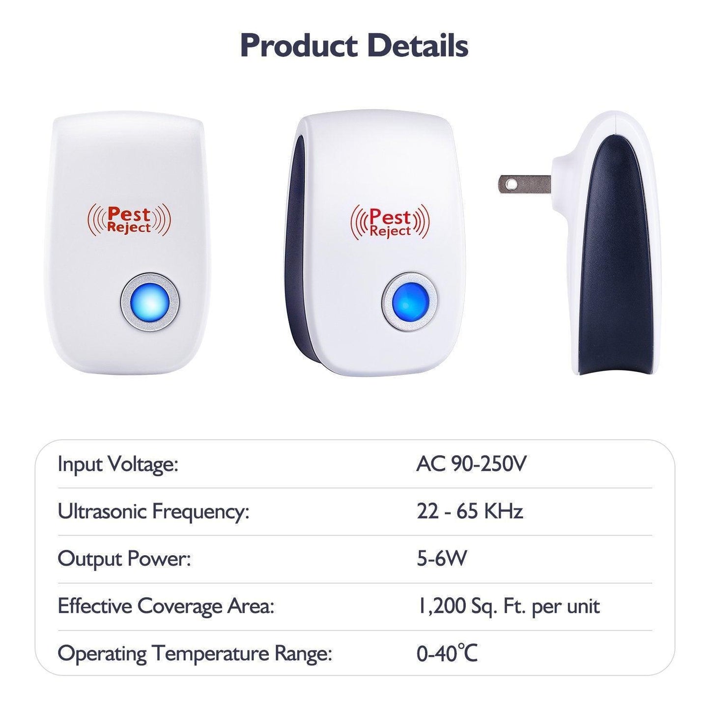 Ultrasonic Electronic Mosquito Repeller