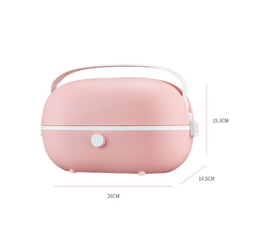 Portable Cooking Electric Lunch Box Stainless Steel
