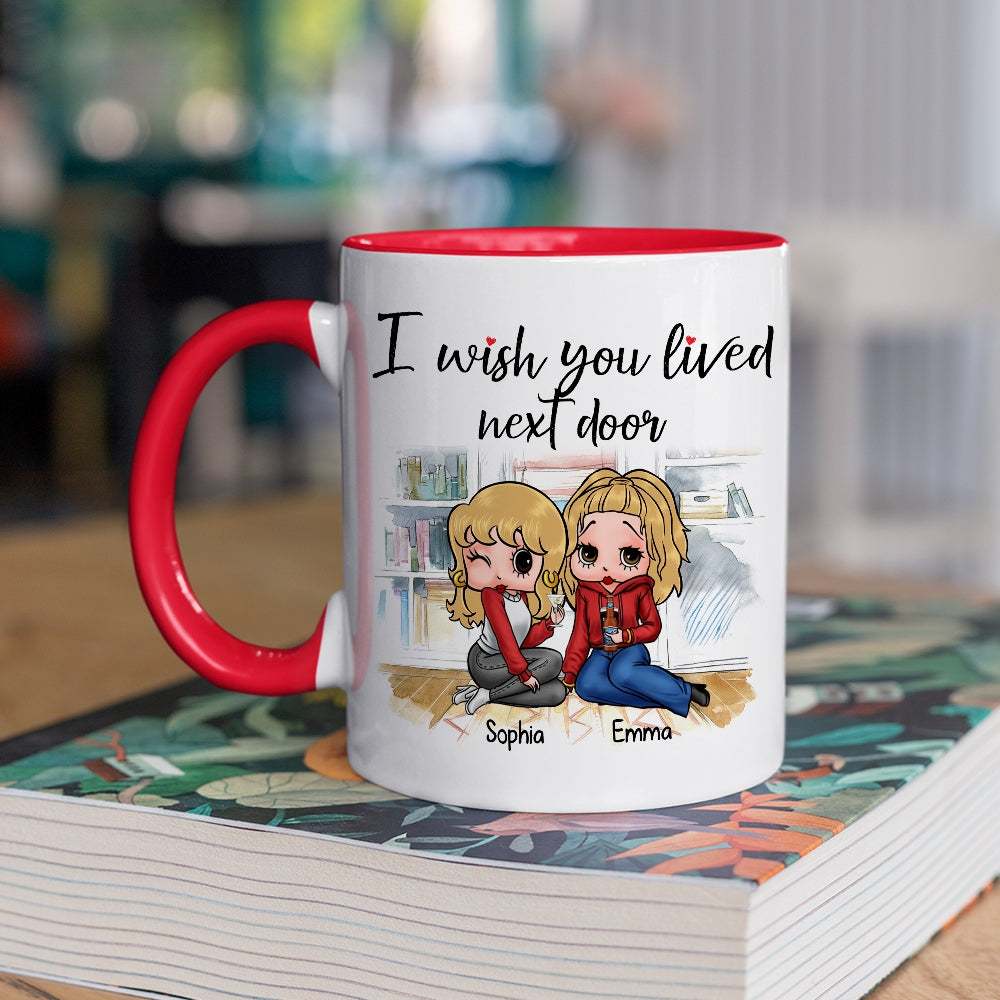 Personalized Gifts For Besties Coffee Mug, Long Distance Friendship 03nadc230724hh