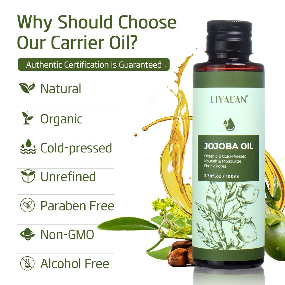 Jojoba Oil Pure Oil For Skin & Hair Care | Moisturizing & Nourishing