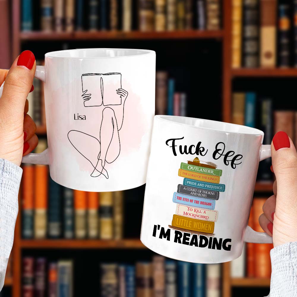 I'm Reading, Reading Book White Mug Gift