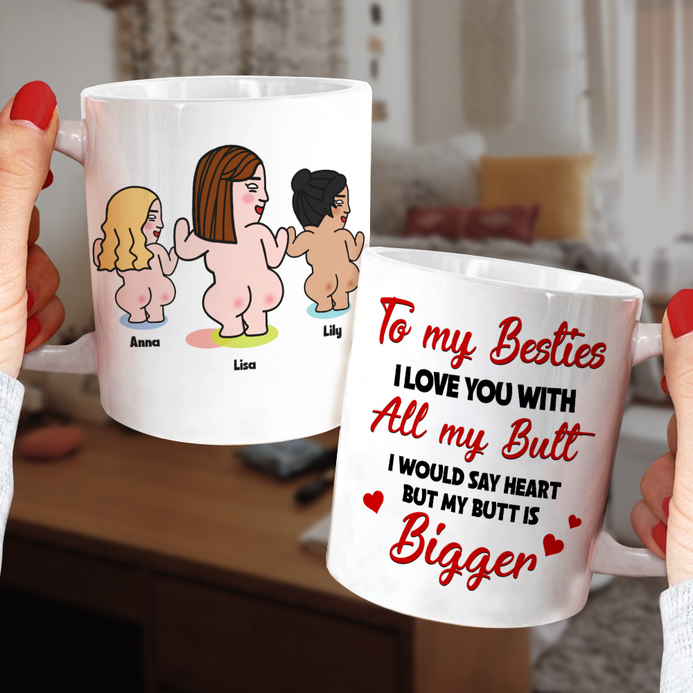 To My Besties I Love You With All My Butt, Besties Dancing Beach
