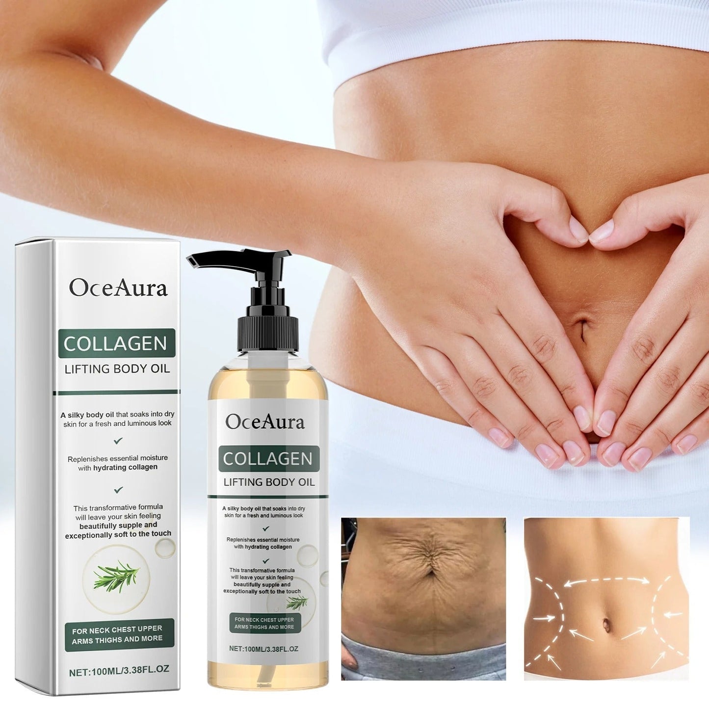 Luxilift Collagen Firming Body Oil Firm & Hydrate Skin, 100Ml