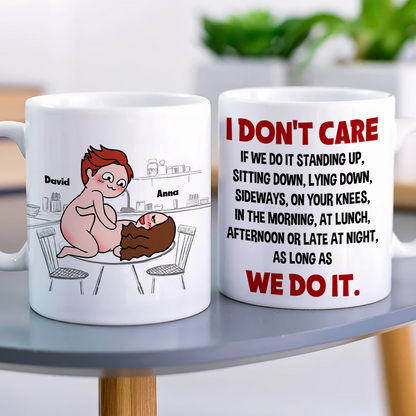 Couple Make Love, Personalized Couple Mug - Gift For Couple