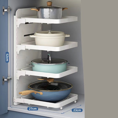 Multi-Layer Under Sink Kitchen Pot Rack