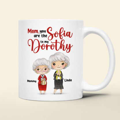 Funny Mother And Daughter 07HUDT280323 Personalized Coffee Mug, Gift For Mama
