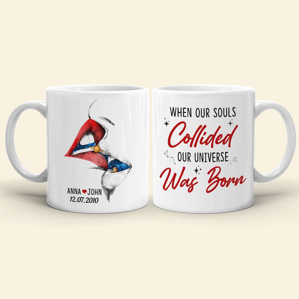 When Our Souls Collided, Personalized Mug, Gifts For Couple