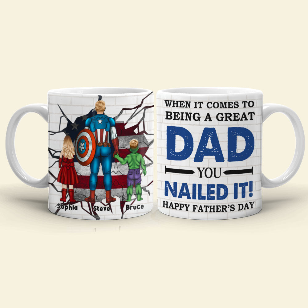 Great Dad Personalized Mug, Gift For Father's Day-5OHPO260423