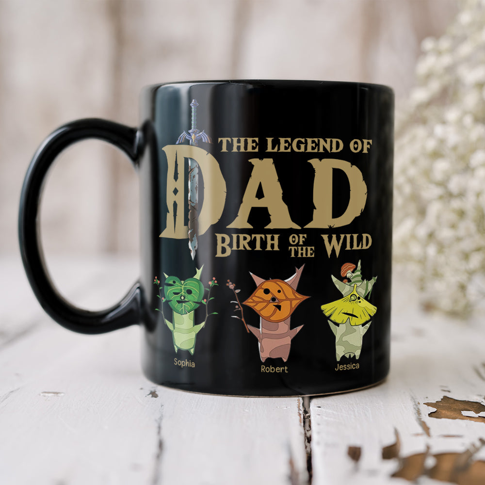 The Legend Of Dad 04NAQN300523 Personalized Coffee Black Mug