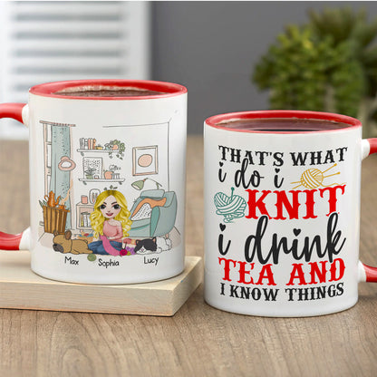 Personalized Gifts For Knitting Girl Coffee Mug 03xqdc030824hh