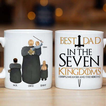 Personalized Gifts For Dad Coffee Mug Best Dad In The Seven Kingdoms 02QHTN250124 Father's Day Gifts