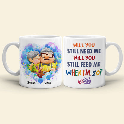 Will You Still Need Me, Personalized Film Couple Mug