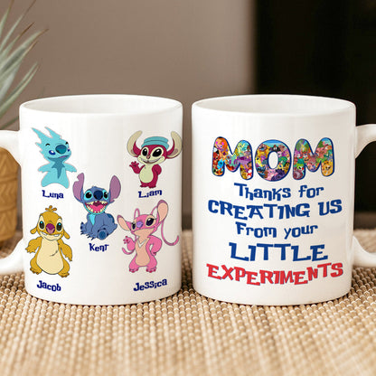 Personalized Gifts For Mom Coffee Mug Thanks For Creating Us 01htpu070324