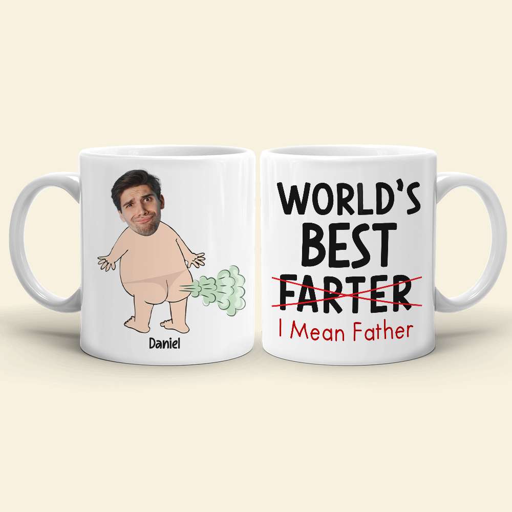 Best Dad, I Mean Father, Personalized Mug, Unique Gifts For Dad, Funny Gifts For Birthday, Custom Image Upload Coffee Mug