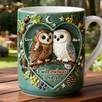 Owl Couples Coffee Mug - Personalized Gifts For Couples 03nadt200126