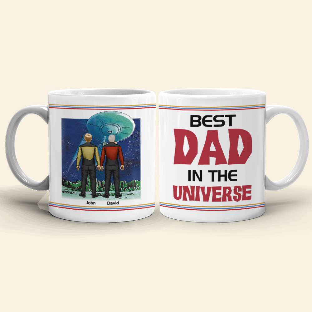 Space Best Dad In The Universe Personalized Coffee Mug DR-WHM-05dnhn190523hh